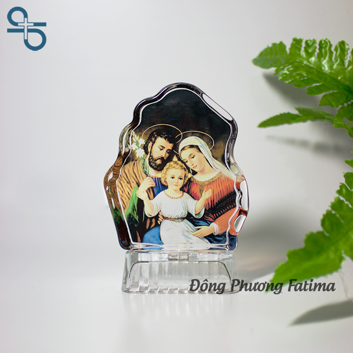 Pha Lê Trang Trí Hình Chiếc Lá 10cm