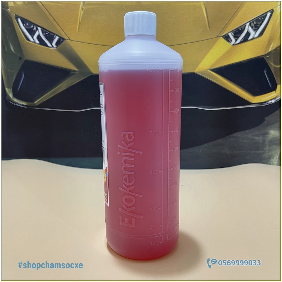 Nước rửa xe không chạm TurboX12 Ekokemika chai 1L (ô tô tải, xe khách)