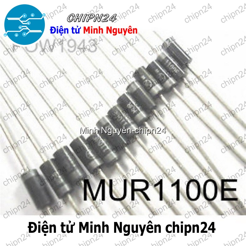 [5 con] (DIP) Diode MUR1100 DO-4 1A 1000V (MUR1100E MUR 1100) [Diode Schottky] - HH001891