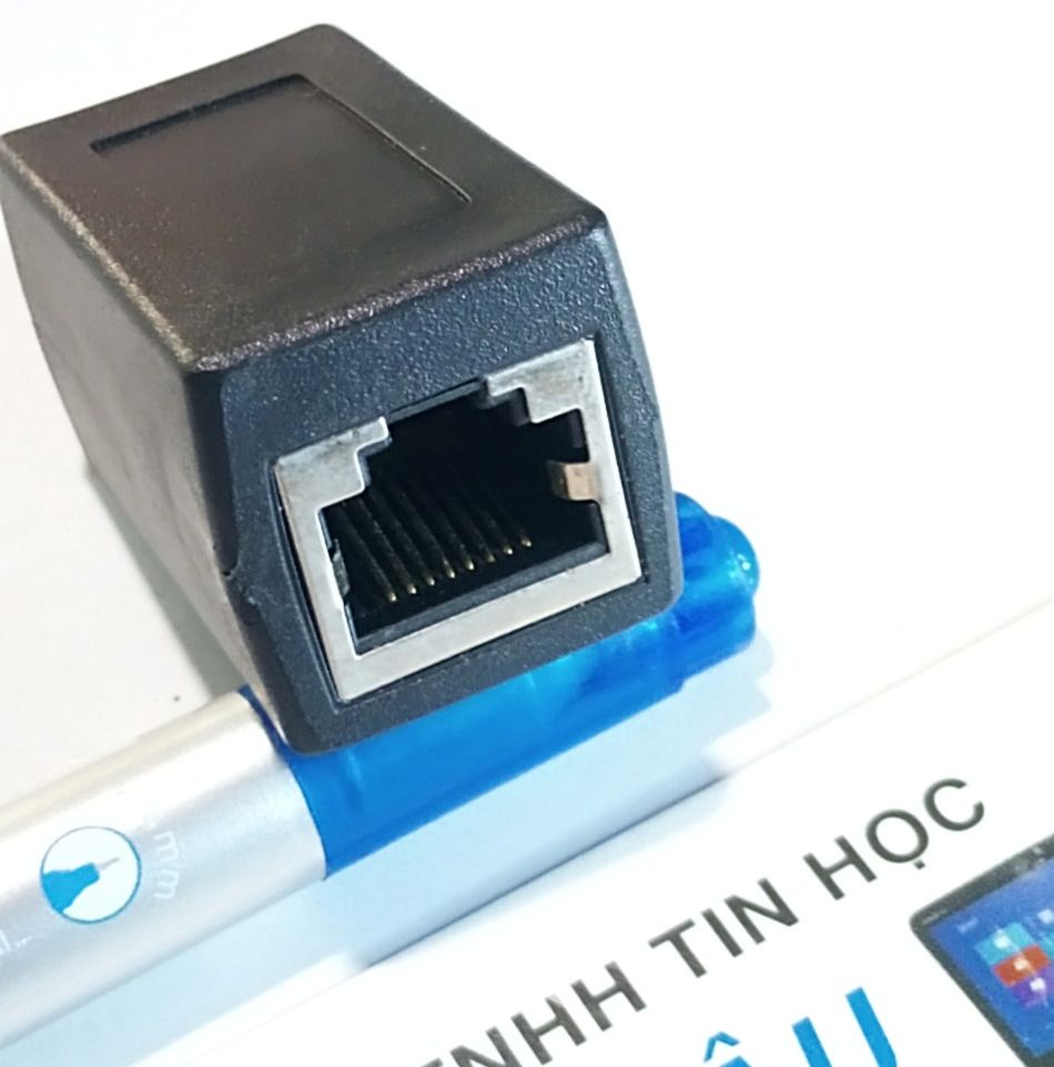 Đầu nối cáp mạng STP RJ45 Coupler - 1 ra 1 (Nối 2 dây mạng Lan Loại tốt bo mạch)