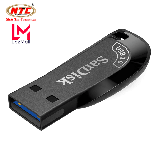 USB 3.0 SanDisk Ultra Shift CZ410 32GB / 64GB / 128GB / 256GB 100MB/s (Đen) - Nhat Tin Authorised Store