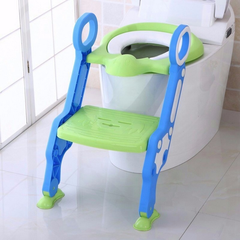 HCMDụng cụ thu nhỏ bồn cầu có cầu thang gọn nhẹ tiện lợi an toàn cho bé