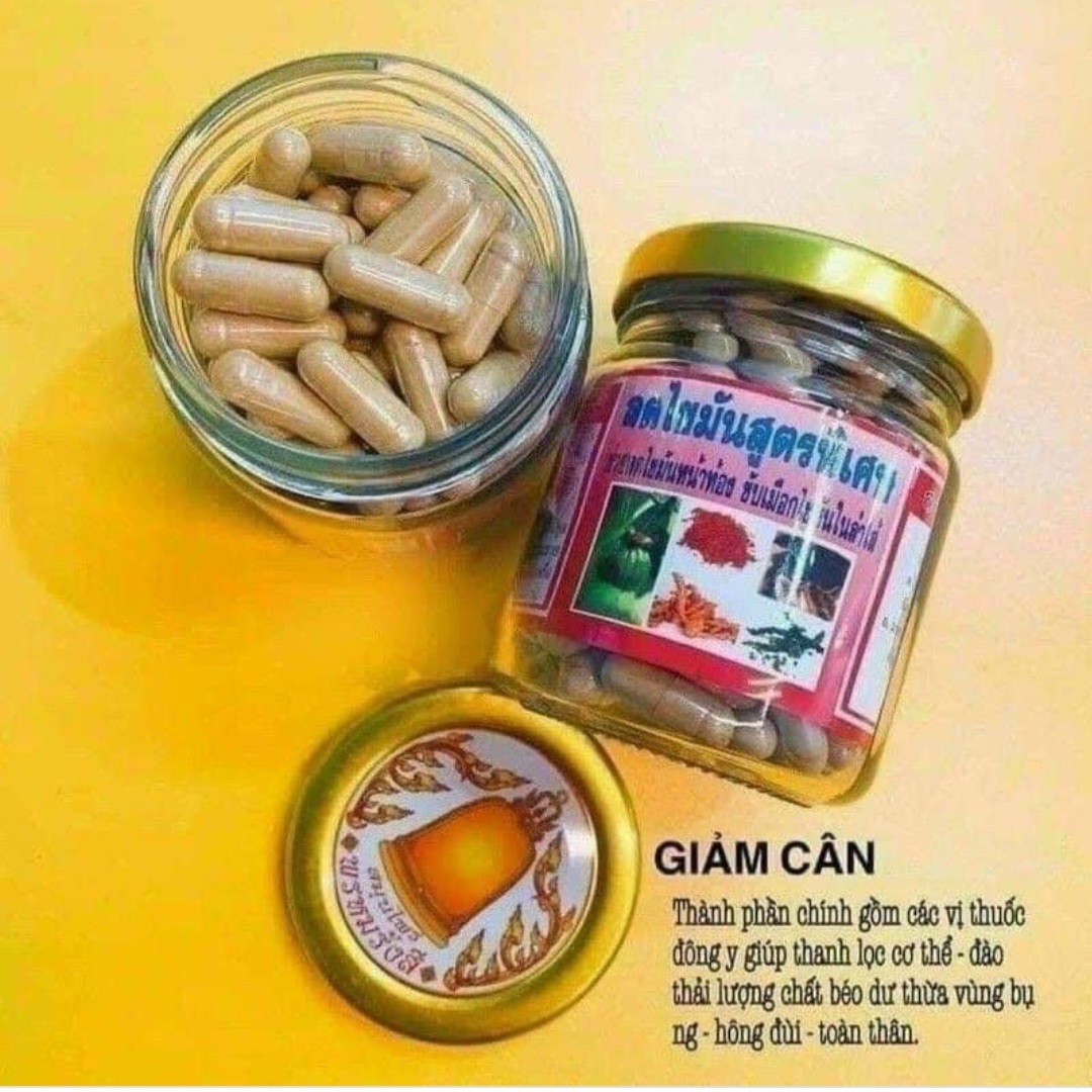 GIẢM CÂN KHỬ MỠ ĐÔNG Y THÁI LAN { CHÍNH HÃNG 150v }