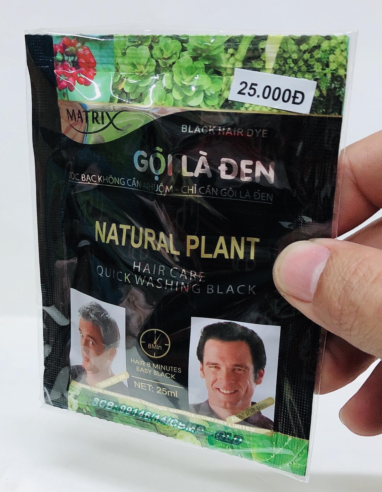 black hair dye matrix
