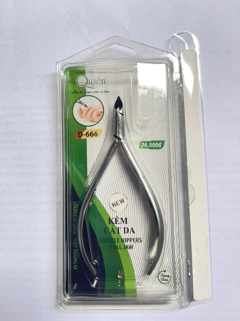 Kiềm cắt da quyên d666