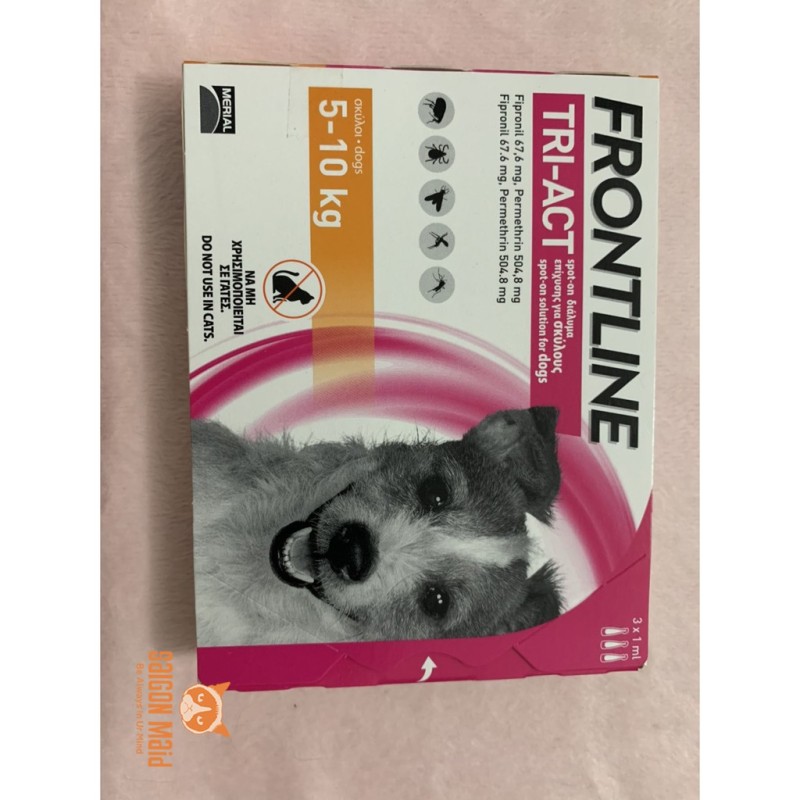 1 TUÝP Sản phẩm Fronline Tricact công dụng mới dành cho cún của bạn 5-10KG (1 tuýp)
