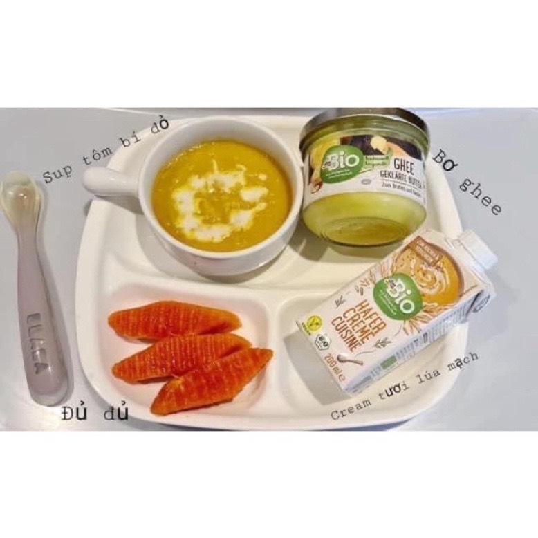 [Date T2/2025] Bơ ghee hữu cơ Đức DM BIO 180g cho bé 7m+