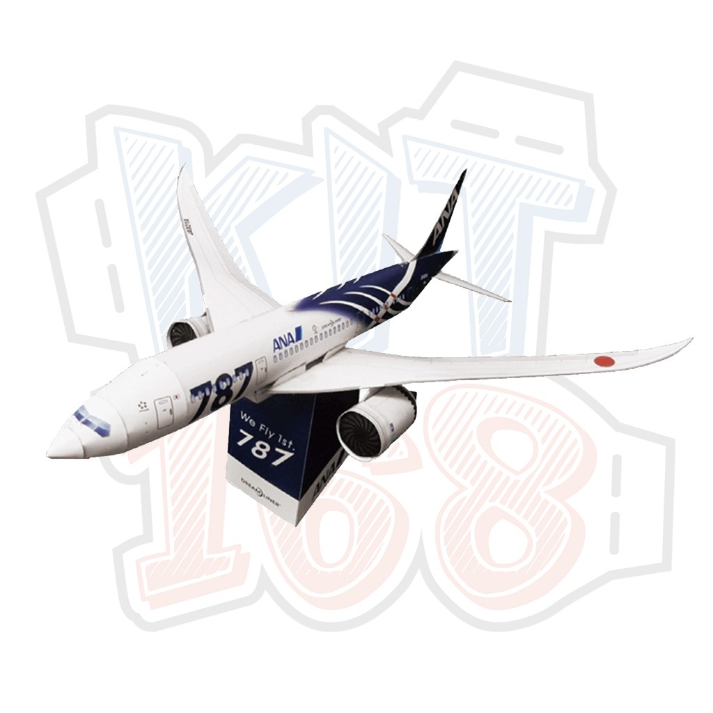 Mô hình giấy máy bay ana b787