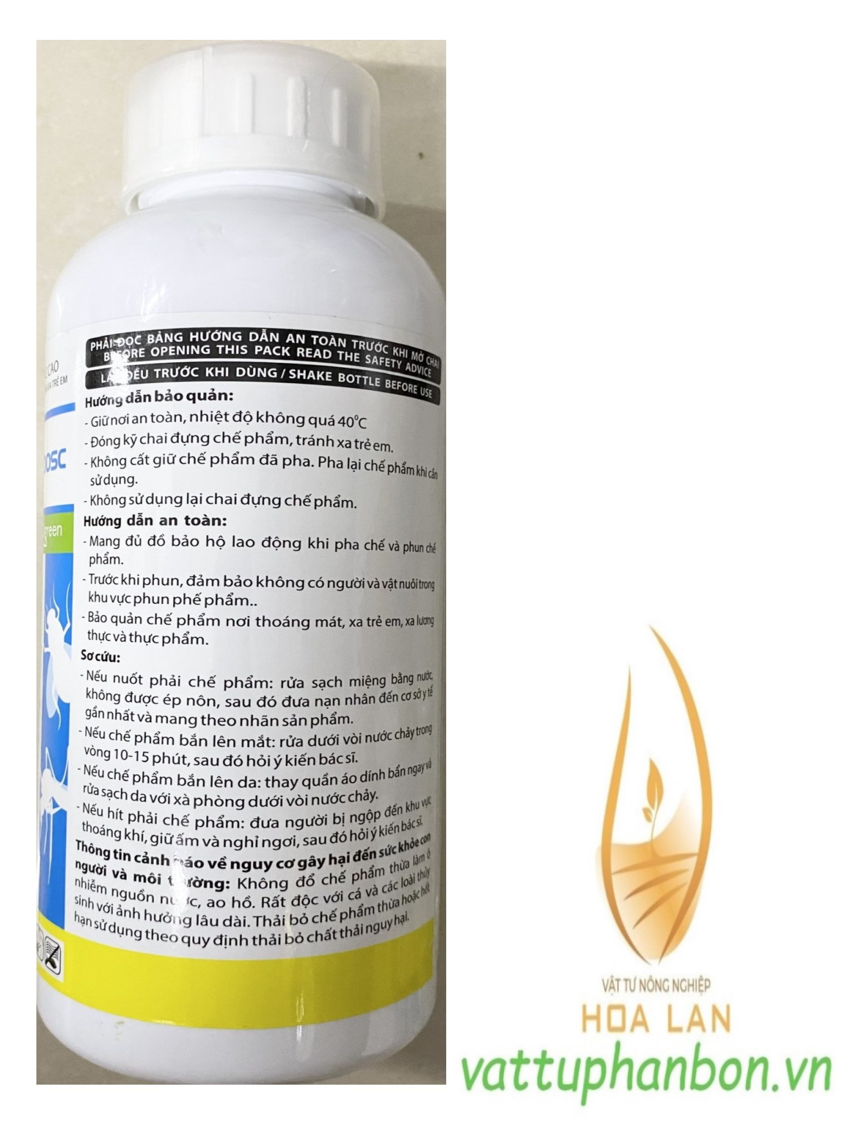Super Con 100SC Agrogreen - Chế Phẩm Diệt Con Trùng Insecticide - #139B# 1 lít