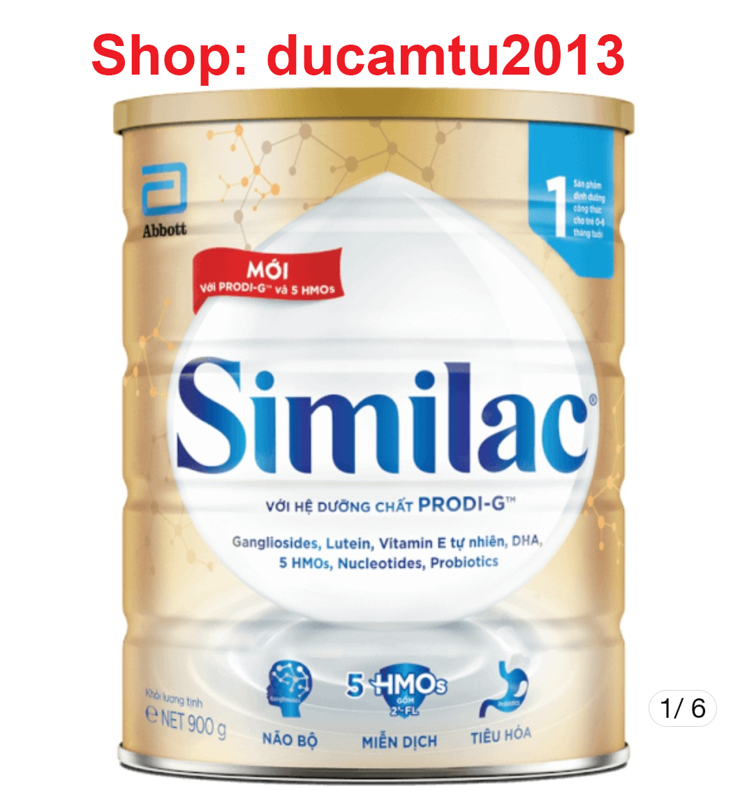 Sữa Bột Similac Newborn IQ Plus HMO 1 900g HSD 2026