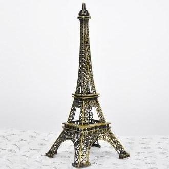 [HCM]Mô hình tháp Eiffel cao 18 cm (màu vàng rêu)