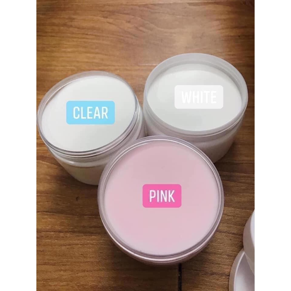 Bột clear , trắng đắp hoa làm móng 30g