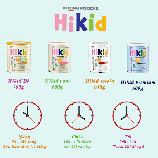 [ DATE MỚI  ] SỮA BỘT HIKID CỦA HÀN QUỐC -  600GR