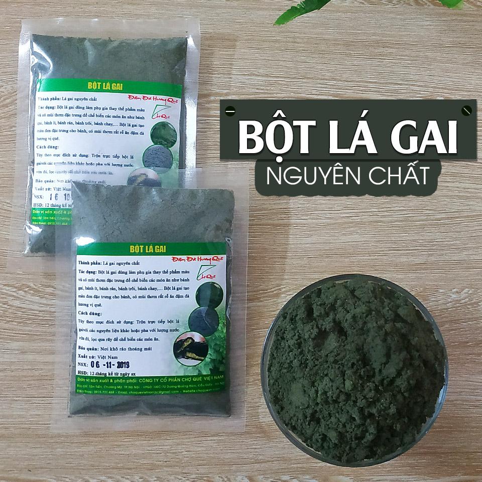 Combo 2 Gói Bột Lá Gai (bột lá bánh gai) 100g nguyên chất 100% từ lá gai khô bột chuyên dùng làm bánh gai Làm Bánh Gai Bánh Ít Bao Thơm Ngon Chuẩn Vị Bánh Gai