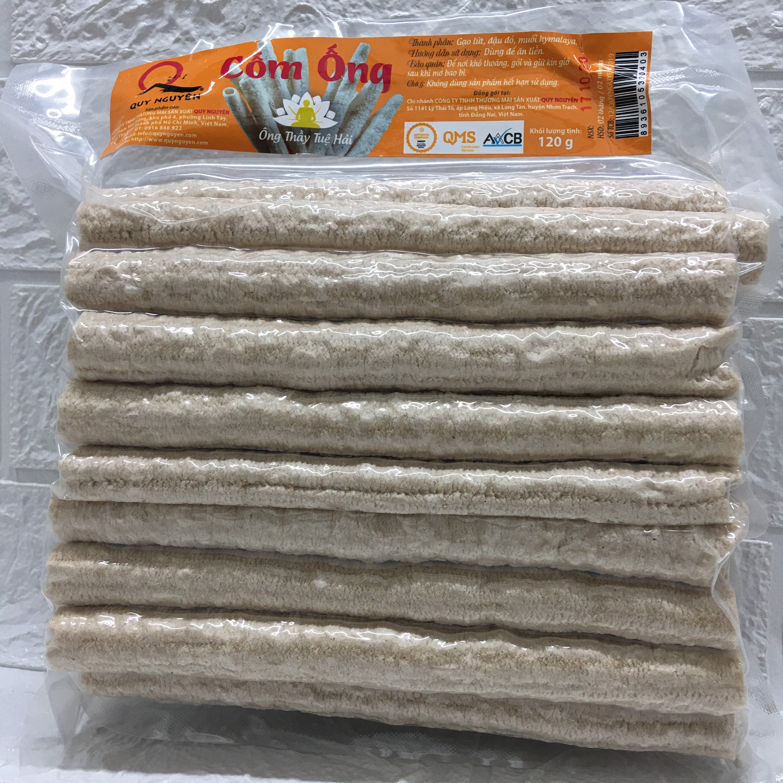 Cốm Ống Gạo Lứt Quy Nguyên 120g