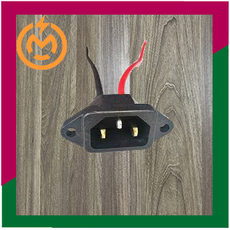 Dây nguồn, giắc nguồn chân vuông đấu bình ắc quy xe đạp điện, xe máy điện