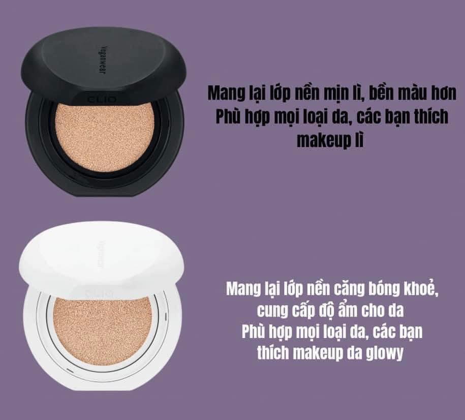 [GIẢM 5% ĐƠN 129K]PHẤN NƯỚC CUSHION CLIO VEGANWEAR