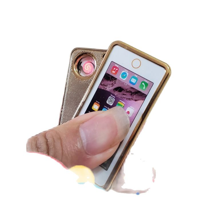 Bật lửa điện kiêm móc khóa Iphone siêu đẹp