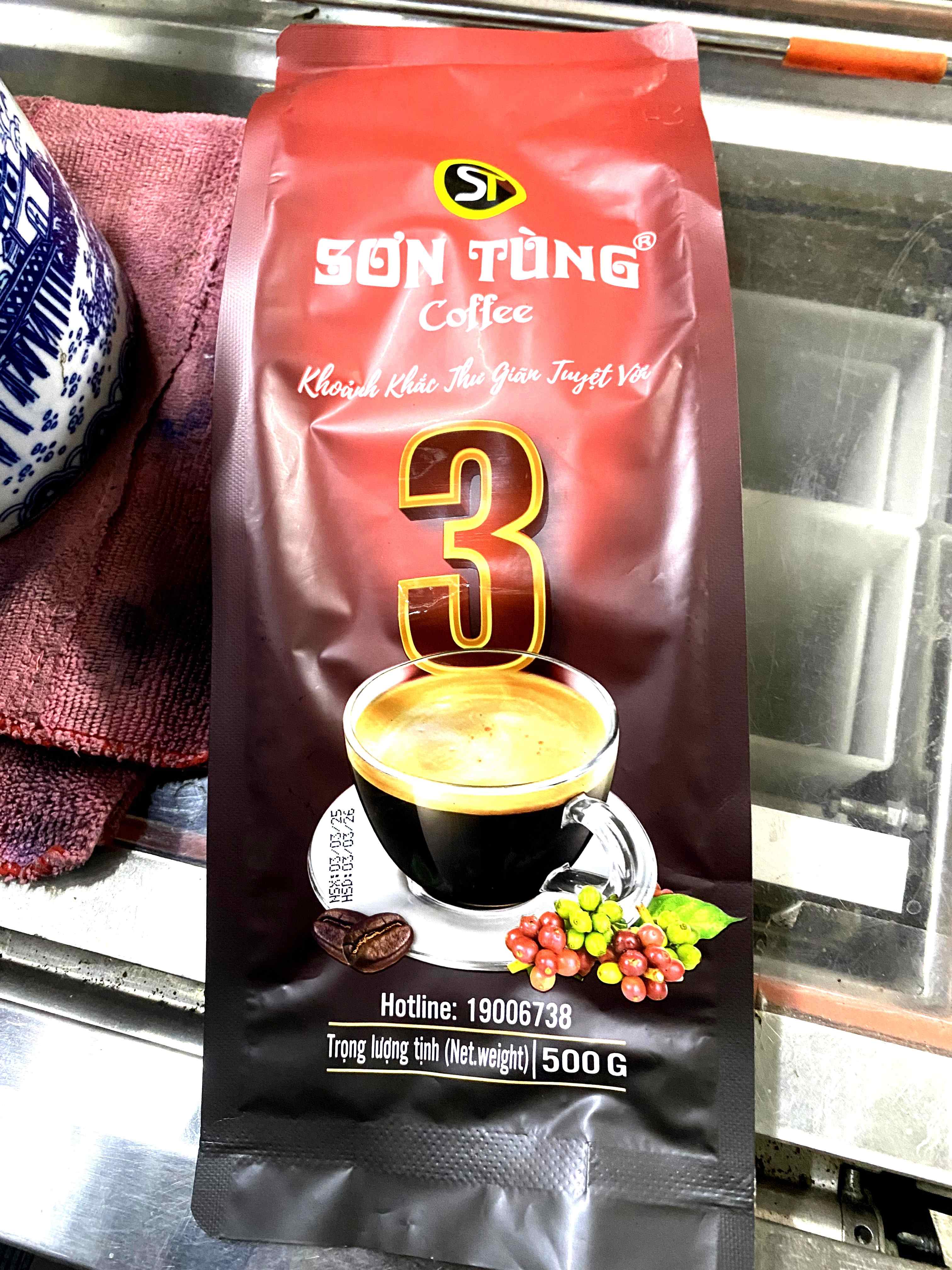 CÀ PHÊ XAY SƠN TÙNG SỐ 1.2.3.4 500gr