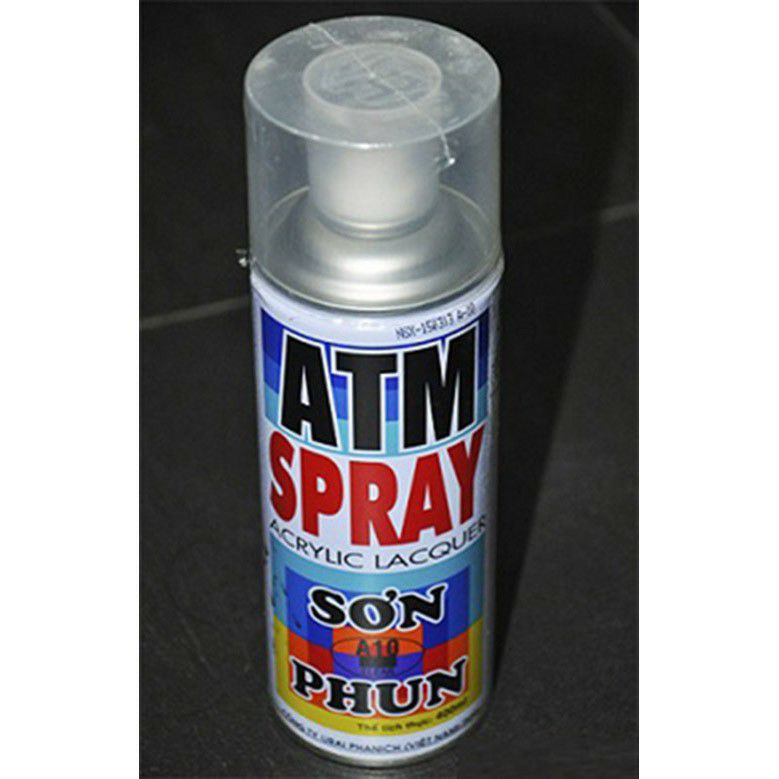 Sơn Xịt bóng gỗ ATM A10 (nước sơn bóng trong suốt ( clear))