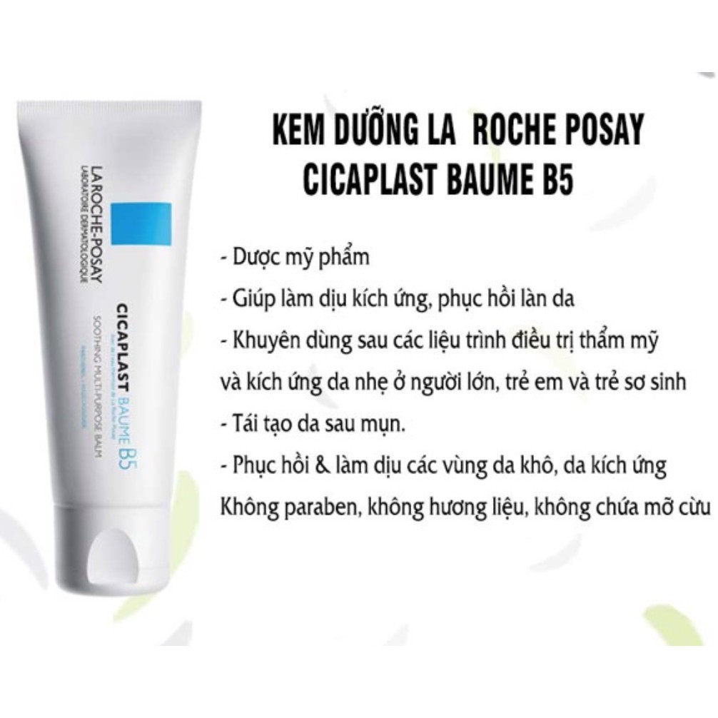 Kem phục hồi tái tạo da  Posay B5 100ml