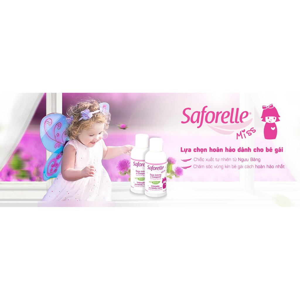 Dung Dịch Vệ Sinh Bé Gái SAFORELLE MISS (100ml)