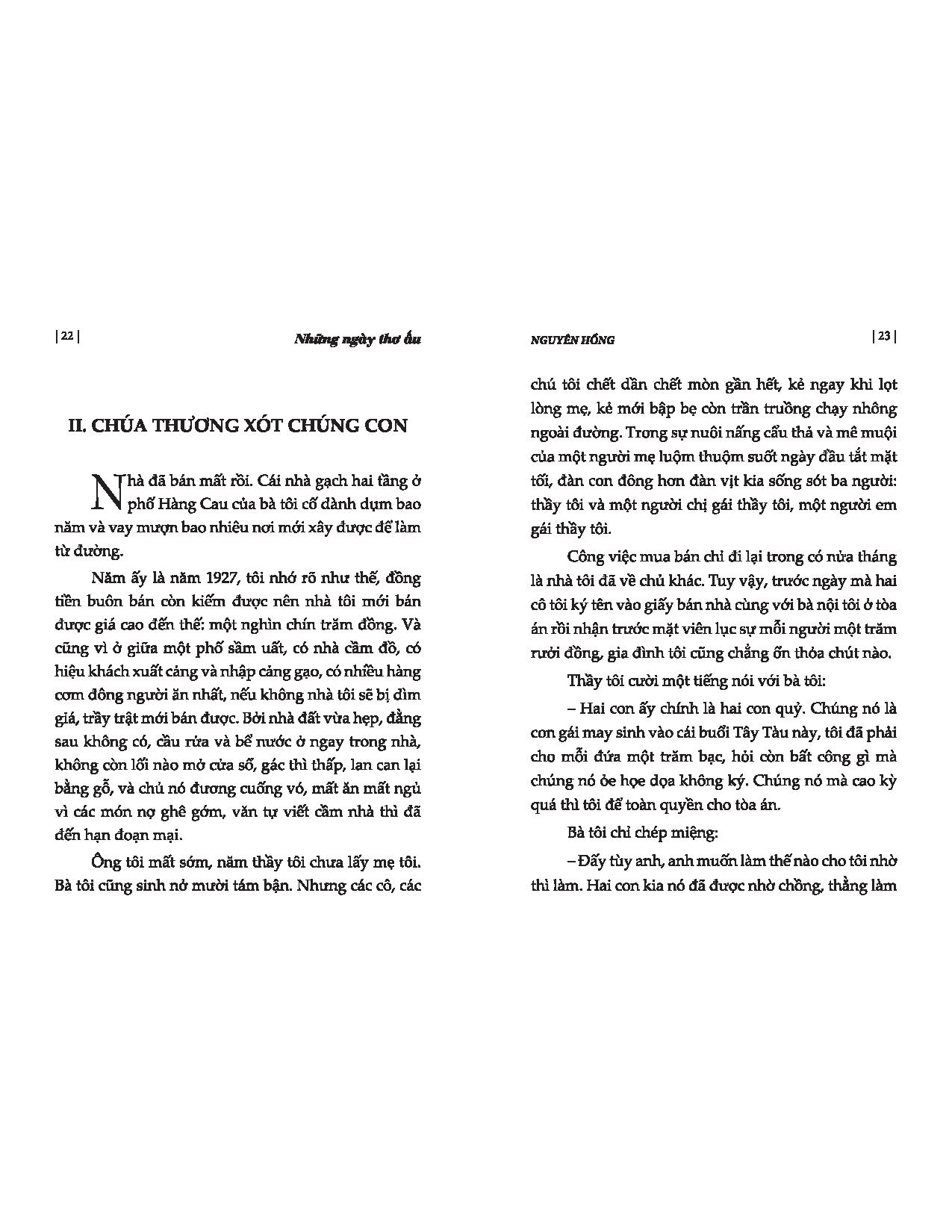 Fahasa - Những Ngày Thơ Ấu - Hồi Kí