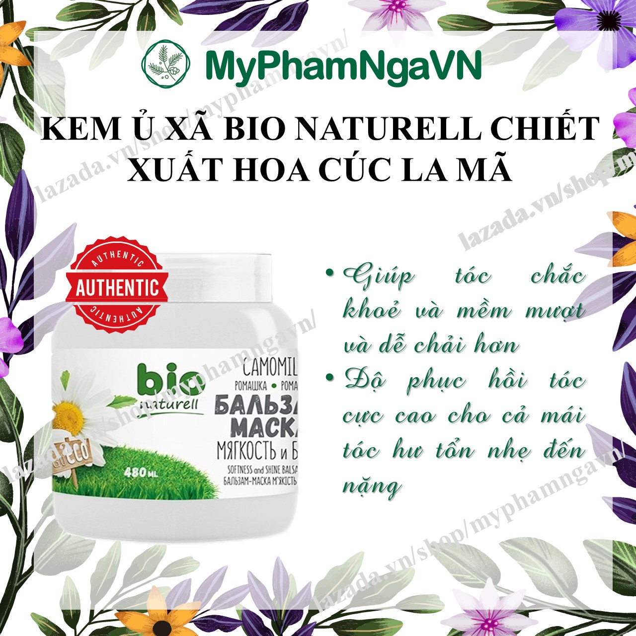 [HCM]Ủ tóc  Bio Naturell siêu mềm mượt chắc khoẻ tóc