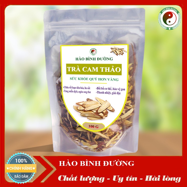✅trà cam thảo lát khô thanh nhiệt giải độc uống kèm trà hoa cúc 100g