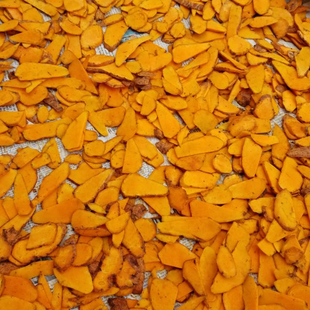 nghệ đỏ nguyên chất khô thái lát