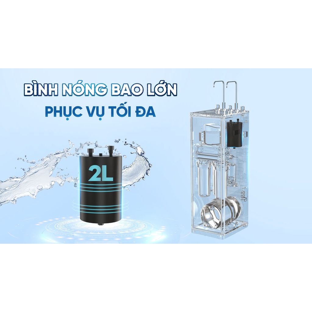 Máy lọc nước nóng nguội Karofi KAH-D10