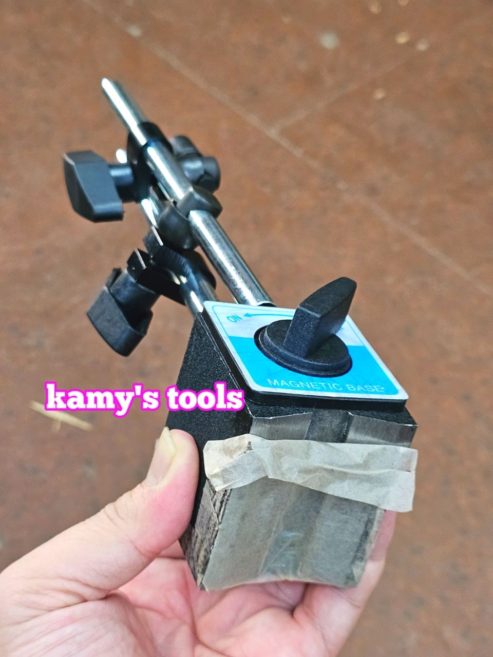 Đồng hồ so 0-10mm và đế từ ( bán lẻ từng món)