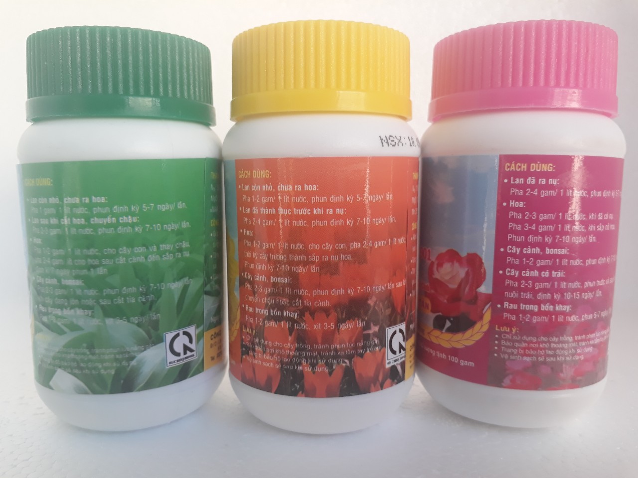 3 CHAI PHÂN BÓN LÁ CHO LAN, CÂY ĂN TRÁI, CÂY CẢNH