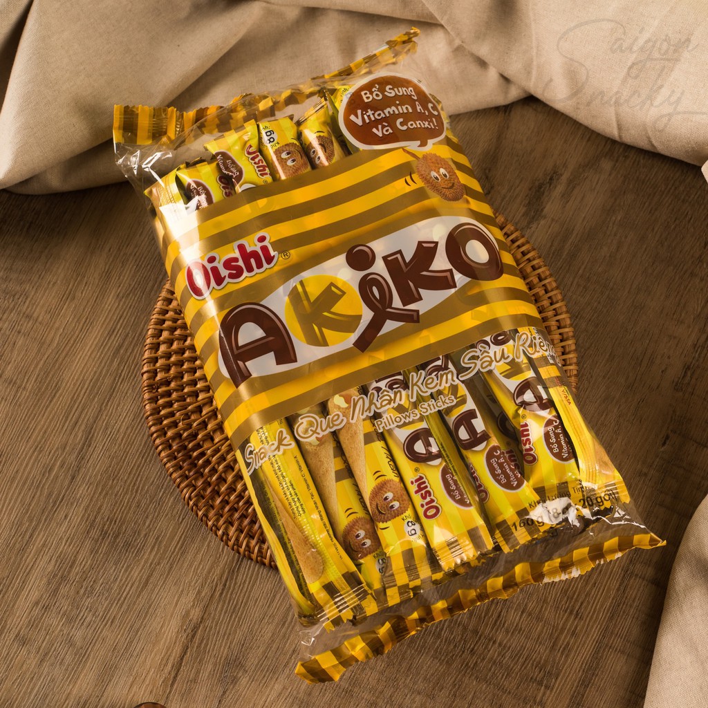 [Có bán thùng] Bánh snack que AKIKO đủ mùi đủ vị