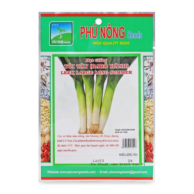 2 Gram - Hạt Giống Tỏi Tây Ý