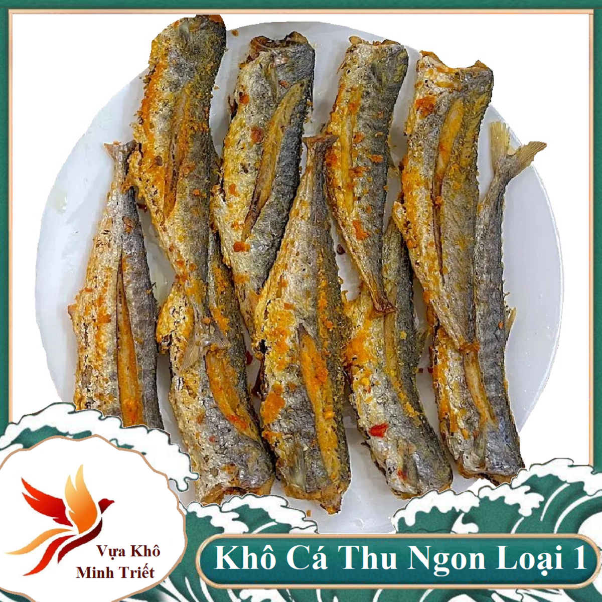 KHÔ CÁ THU ,KHÔNG ĐẦU THỊT THƠM NGON,1 KG  ĐẶC SẢN MINH TRIẾT VỰA KHÔ MINH TRIẾT
