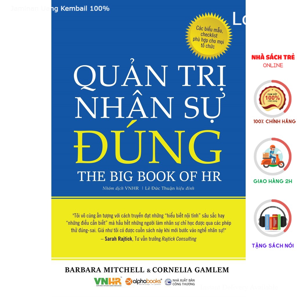 Sách Alphabooks - Quản Trị Nhân Sự Đúng