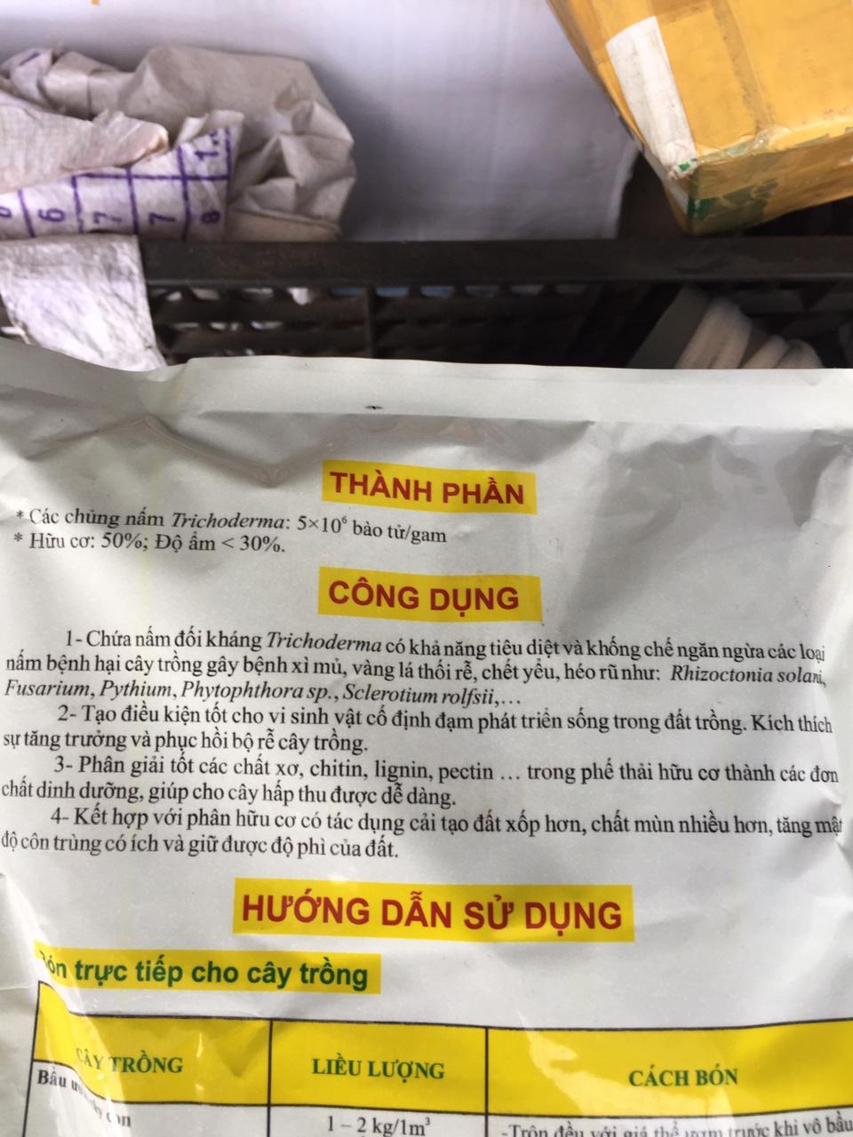 Chế phẩm sinh học ( BIMA)- nấm đối kháng trichoderma-1kg