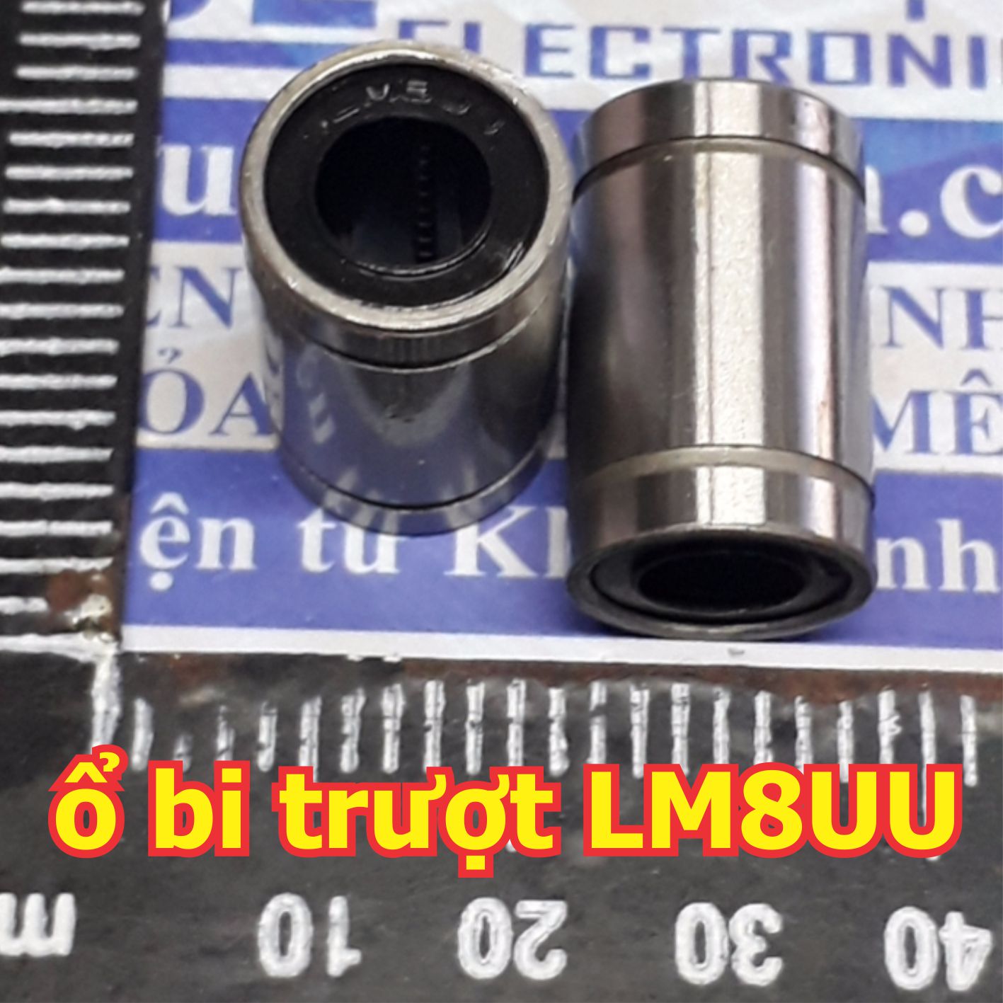 ổ bi trượt, con trượt tròn, vòng bi bạc đạn tuyến tính máy in 3D LM5UU LM6UU LM8UU LM12UU kde5163