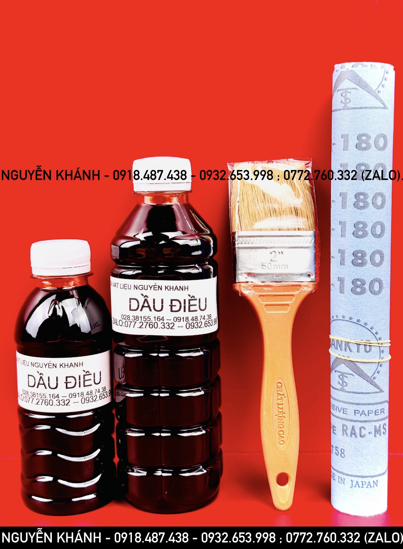 Combo dầu điều đánh bóng gỗ (1 chai)