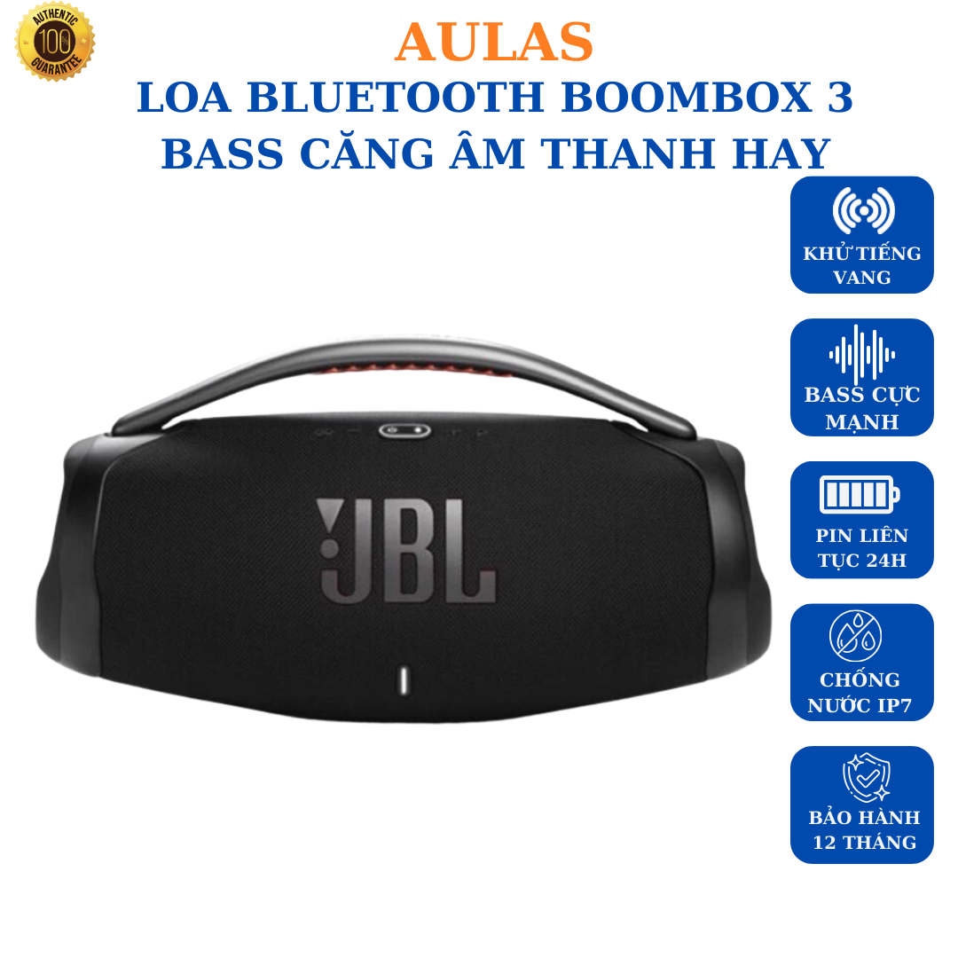 Powerful bass Bluetooth speaker, true sound boombox3, Xtreme 3 for 12 months warranty-Aulas
