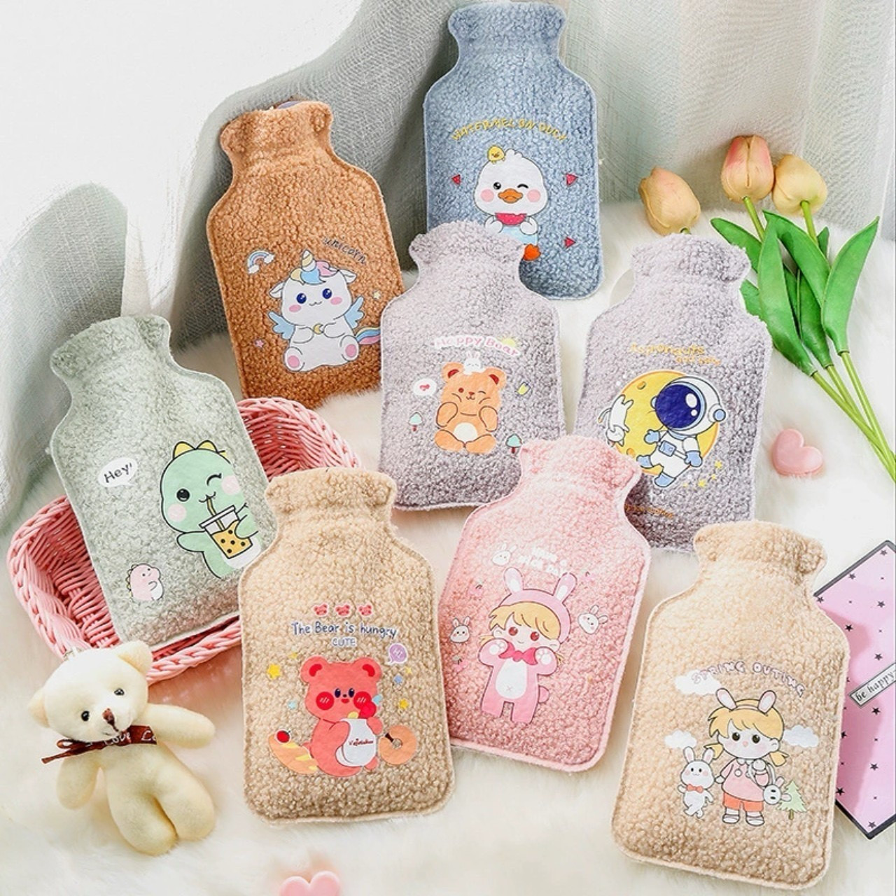 Túi Sưởi Chườm Nước Nóng Lạnh Mini