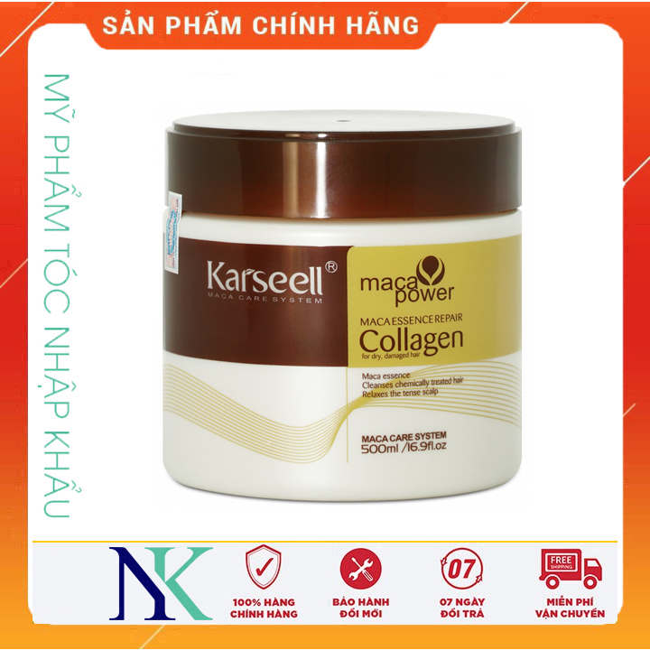 Hấp Dầu Collagen Karseell Maca Phục Hồi 500Ml