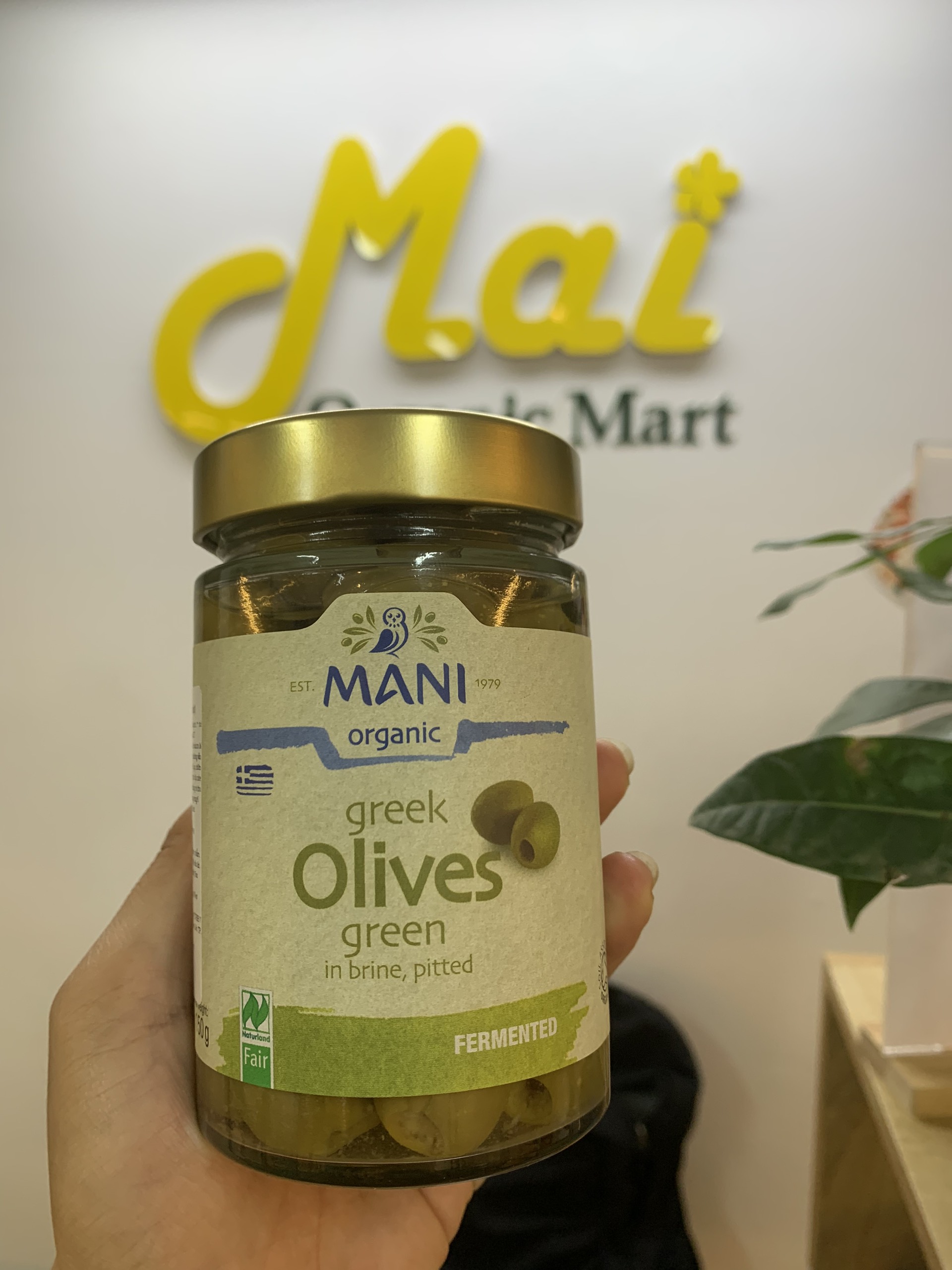 Trái Olive Xanh hữu cơ 280gr Gói