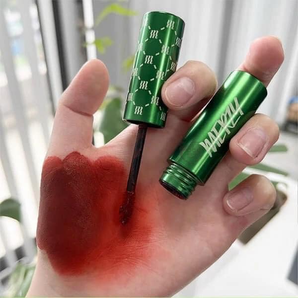 SON MERZY V6 VỎ XANH LÁ (MÀU ĐỎ GẠCH)