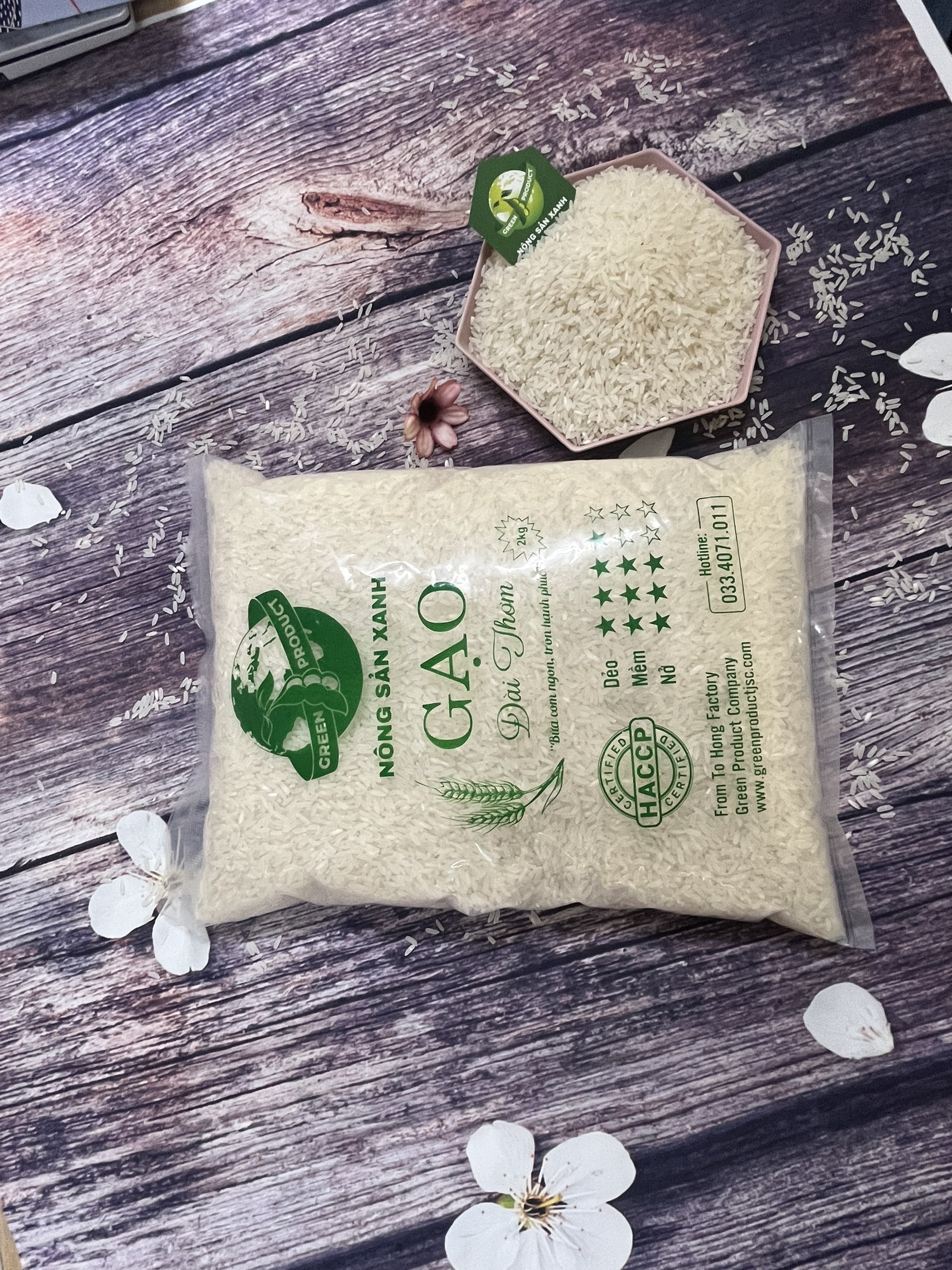 Gạo Đài Thơm (500gr) - Nông Sản Xanh