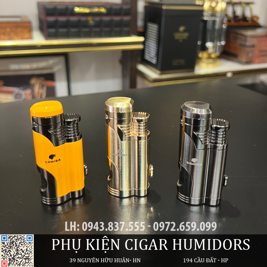 Bật lửa khò xì gà 2 tia Cohiba H052