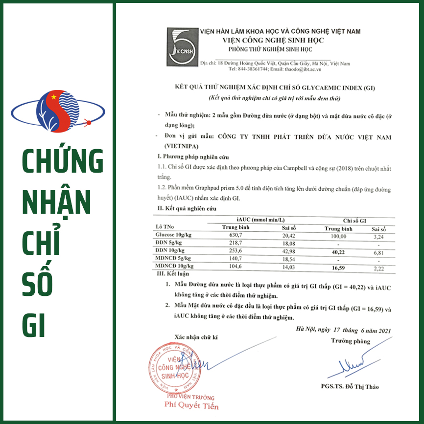 Mật Dừa Nước Cô Đặc Hữu Cơ VIETNIPA - 150g