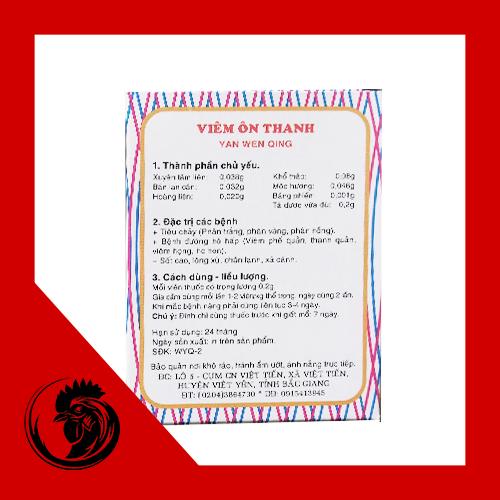 Viêm ôn thanh - 5 Vỉ 24 viên