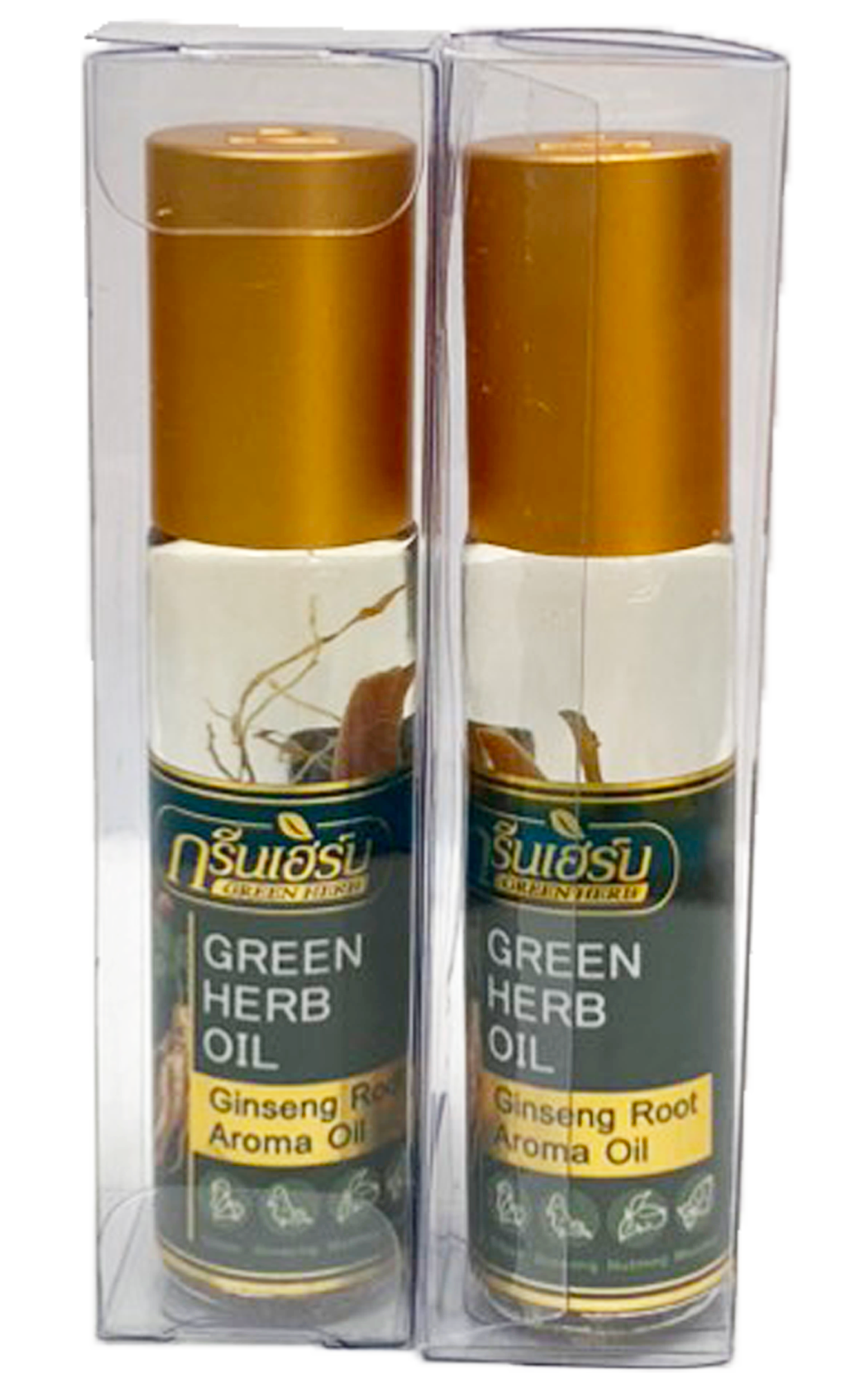 Thai Green Herb Ginseng Roller Oil 8ml
